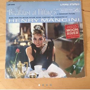 1962 Breakfast at Tiffany’s soundtrack vinyl